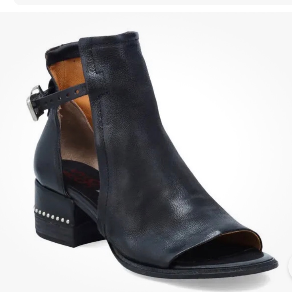 A.S 98 Morgan Buckle Bootie Sandals 36=5.5-6
